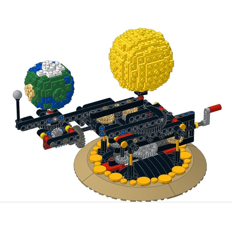 Moving Building Blocks Sun and Earth Model