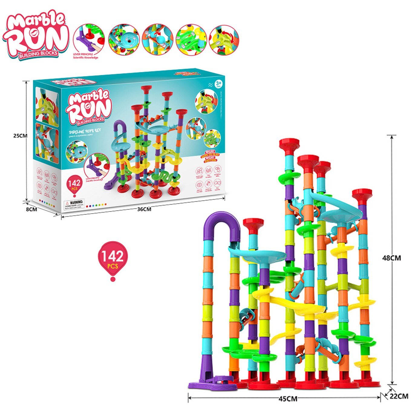 142pcs Ejection Ball